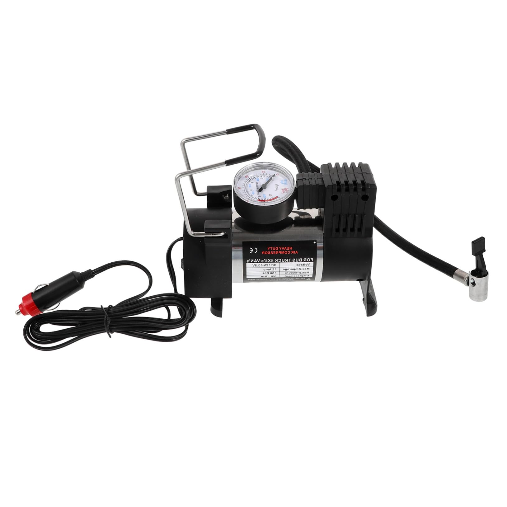 Gonfleur de pneus portable électrique vélo moto compact 140 Psi