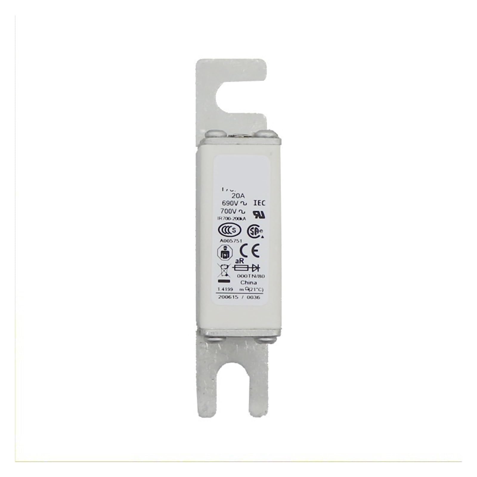 Fusible rapide(170M1408) à déclenchement thermique ultra précis - 4