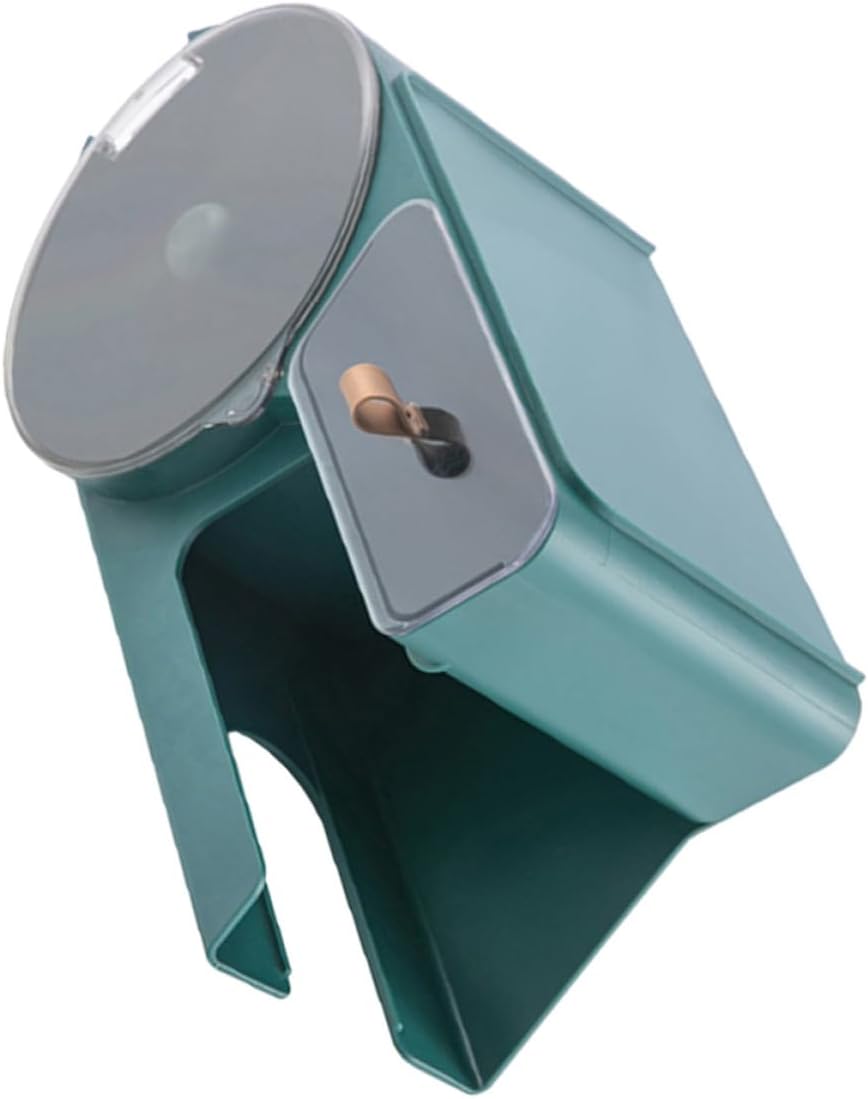 Wall Mounted Toilet Paper Box with Side Hook, Hips PET Storage