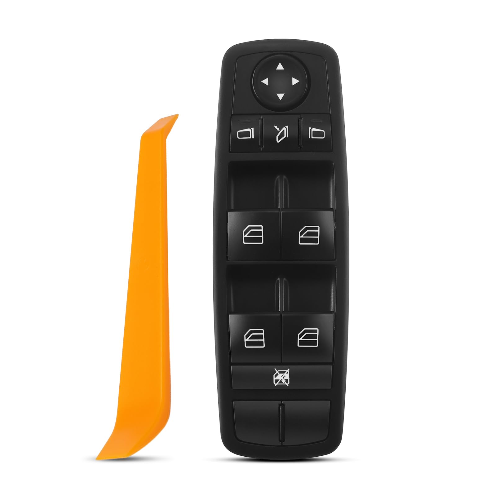 Frankberg Interruptores de botón para automóviles Delantero izquierdo Compatible con Clase R V251 W251 Clase M W164 Replace# 2518300290