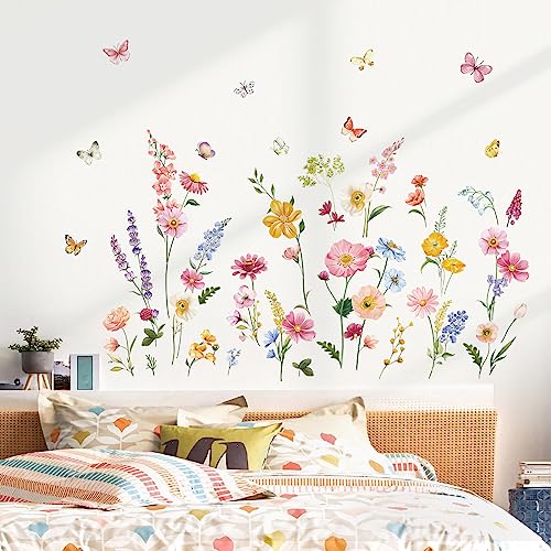 Decalmile Daisy Wildflower Decals for Girls Bedroom Living Room Home Office Wall Decor
Decalmile Flower Wall Decals Butterflies for Girls Bedroom Living Room Home Office Wall Decor
Decalmile Daisy Wildflower Grass Butterflies Decals for Girls Bedroom
