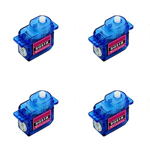 Preisvergleich Produktbild LaDicha 4X SG51R 5G Kunststoff Getriebe Digital Micro Servo für RC Flugzeug