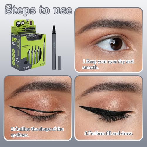 Delineador líquido Jet Set negro intenso 2 ml miniatura 5