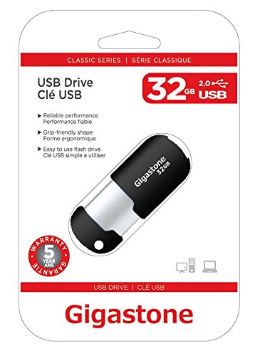 Gigastone 32Gb Classic Capless Usb 2.0 Flash Drive (Gs-Z32Gcnbl-R) #TOP2