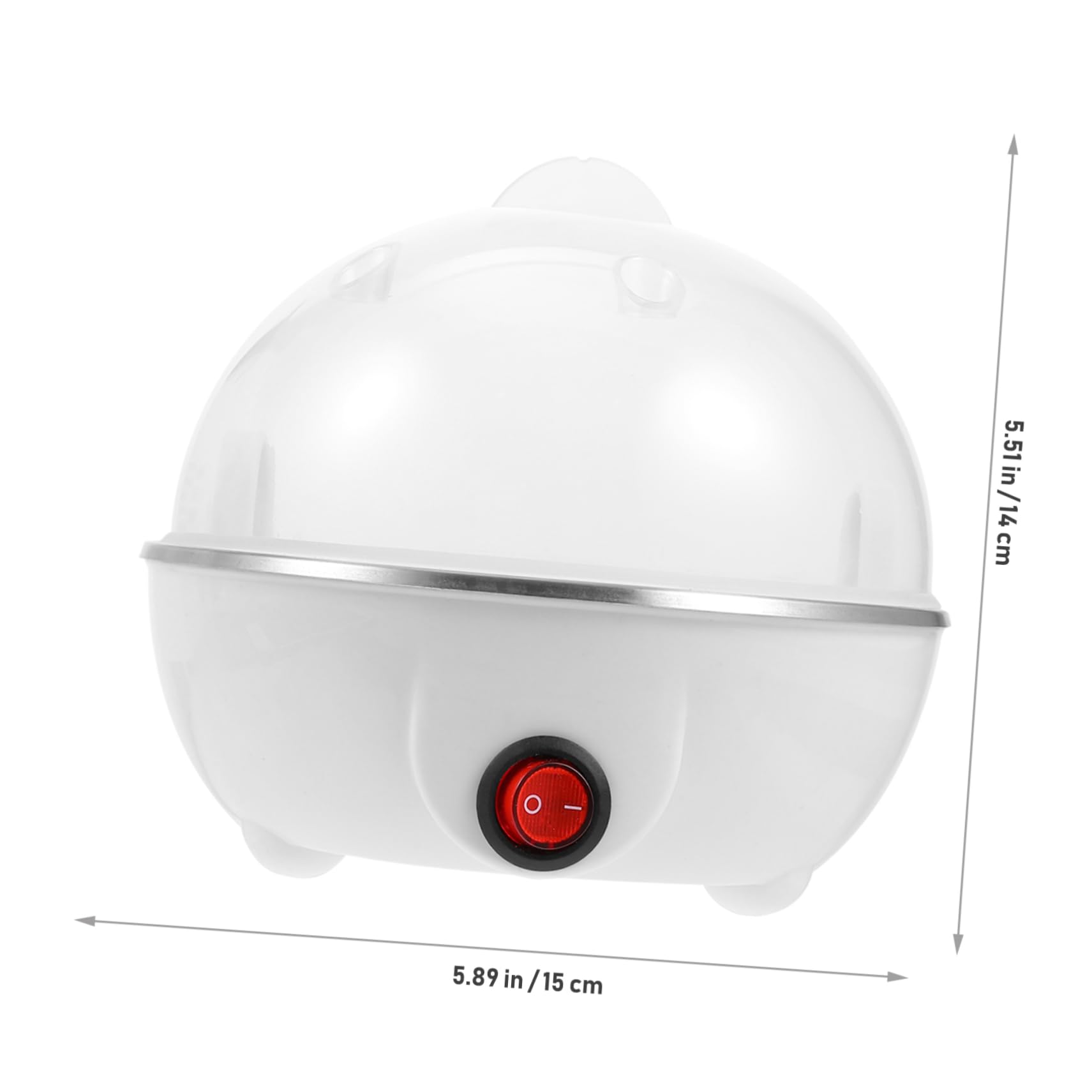 Cabilock Egg Cooker Electric 7 Eggs Boiler Easy to Use Space-saving Design Nutritious