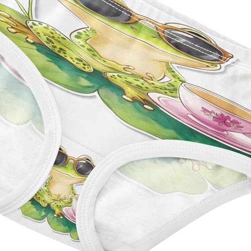 Cute Frog Lotus Toddler Girls's Underwear 2T 202b89654