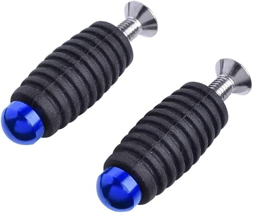 Reposapiés 6MM CNC aluminio motocicleta pie clavijas reposapiés reposapiés reposapiés clavijas palanca de freno de cambio para Yam & aha MT07 MT09