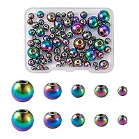 MegaPet 1000pcs 4mm Metal Spacer Beads 304 Stainless Steel...