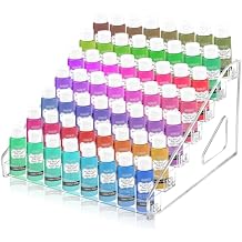 Vowcarol Clear Paint Organizer, Miniature Paint Holder 7 Layers Paint Storage Rack, Craft Paint Organizer Rack