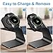 NANW Compatible with Galaxy Watch 42mm 46mm Gear S3 Charger (Not for Active), Replacement Charging Cradle Dock Station Adapter Holder with 4.2ft USB Charging Cable,Black