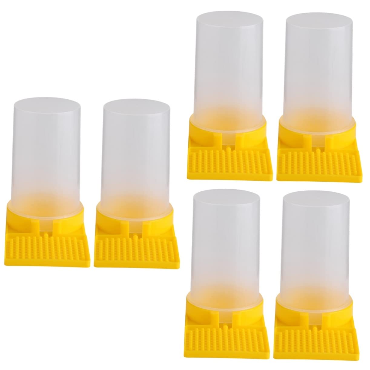 BEBEMOKO6 Pcs Beekeeping Tools Bee Water Feeders Bee Water Feeding Cup Beehive Entrance Feeder Hive Alive Beehive Entrance Bee Feeder Beehive Feeder Water Bee Watering Station Bees Plastic