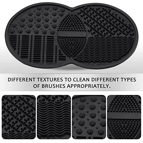 Norate Makeup Brush Cleaner, Makeup Brush Cleaner Mat, Make Up Brush Cleaner Cleanser, Silicone Brush Cleaning Mat, Makeup Cleaner For Makeup Brushes & Tools, Stocking Stuffers For Women #TOP2