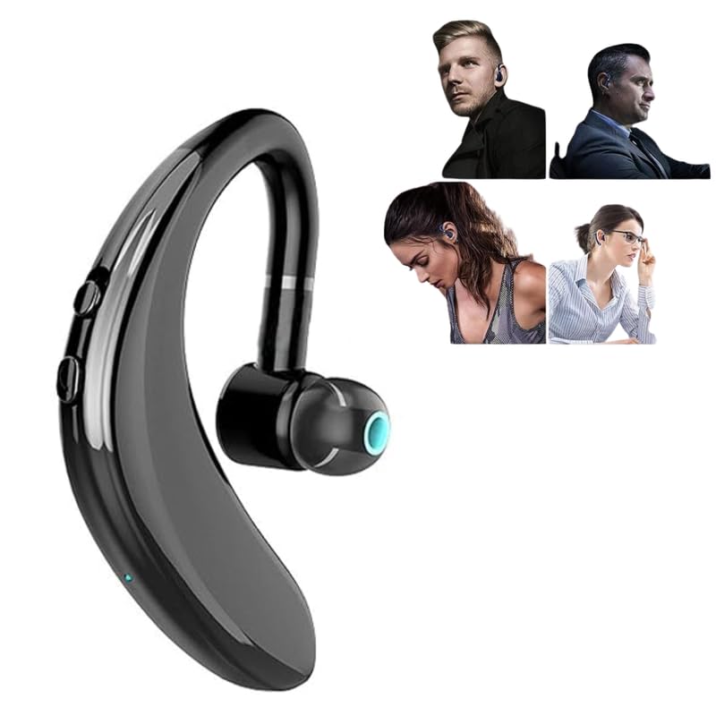 Drumstone ?? ????? ???????? S109 Single Ear Bluetooth Headset with Noise Cancelling Mic – Hands-Free for Mobile Phones, Business Meetings, Office, Driving for Professionals