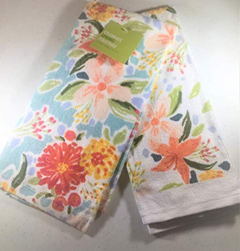 Celebrate Spring Together Kitchen Towel Set Flowers