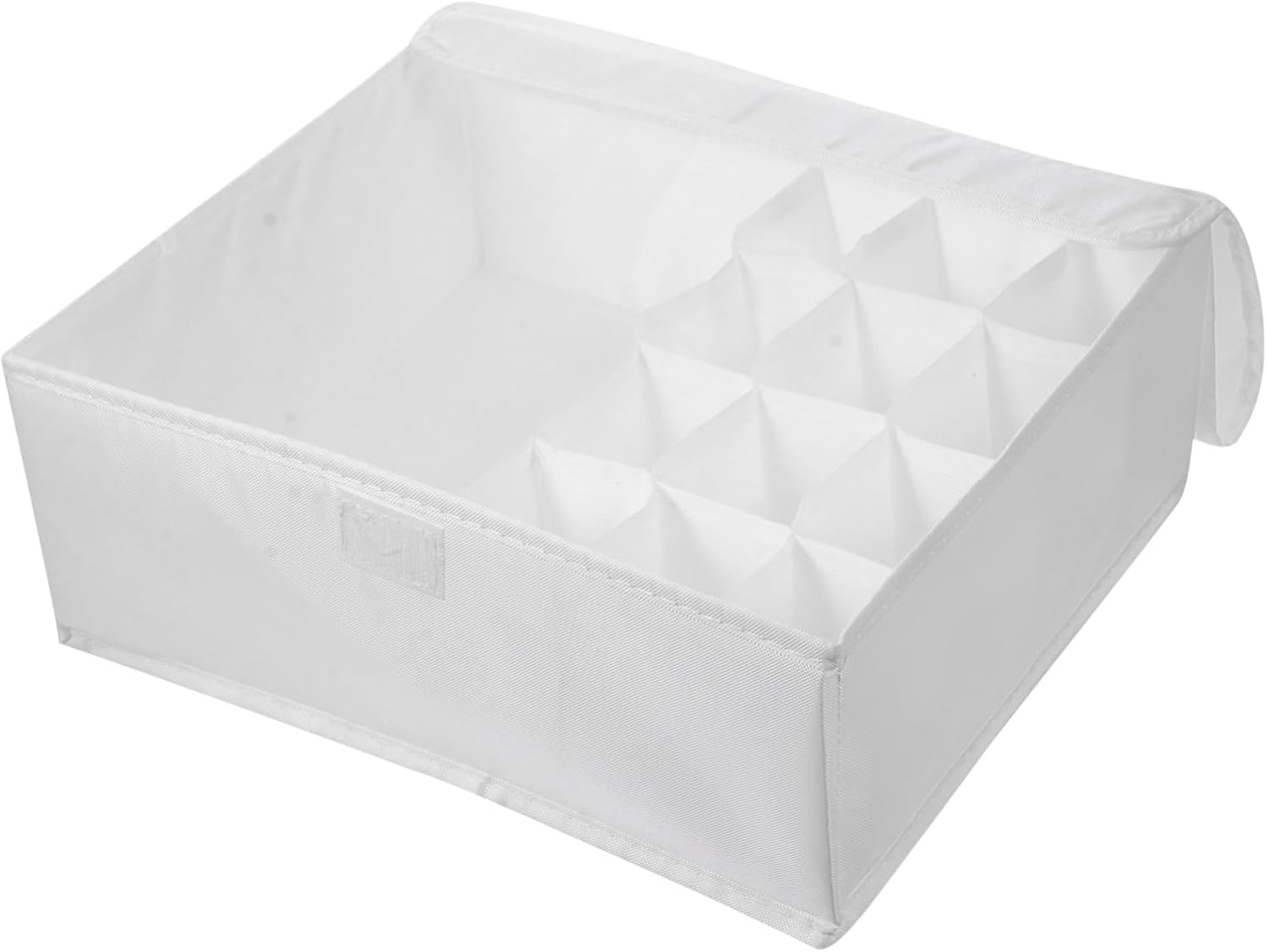 Xmas Underwear Drawer Organizer Oxford Cloth with Lid White 13 Grid