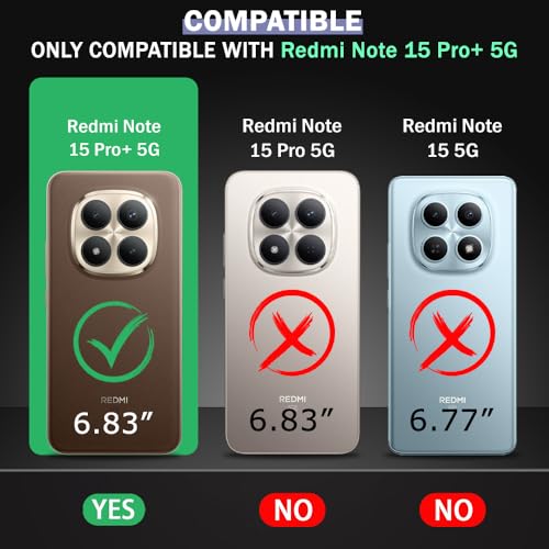 Image of TheGiftKart Flip Back Cover Case for Mi Redmi Note 15 Pro Plus 5G | Dual-Color Leather Finish | Inbuilt Stand & Pockets | Flip Back Case Cover for Redmi Note 15 Pro+ 5G (Faux Leather, Coffee & Brown)