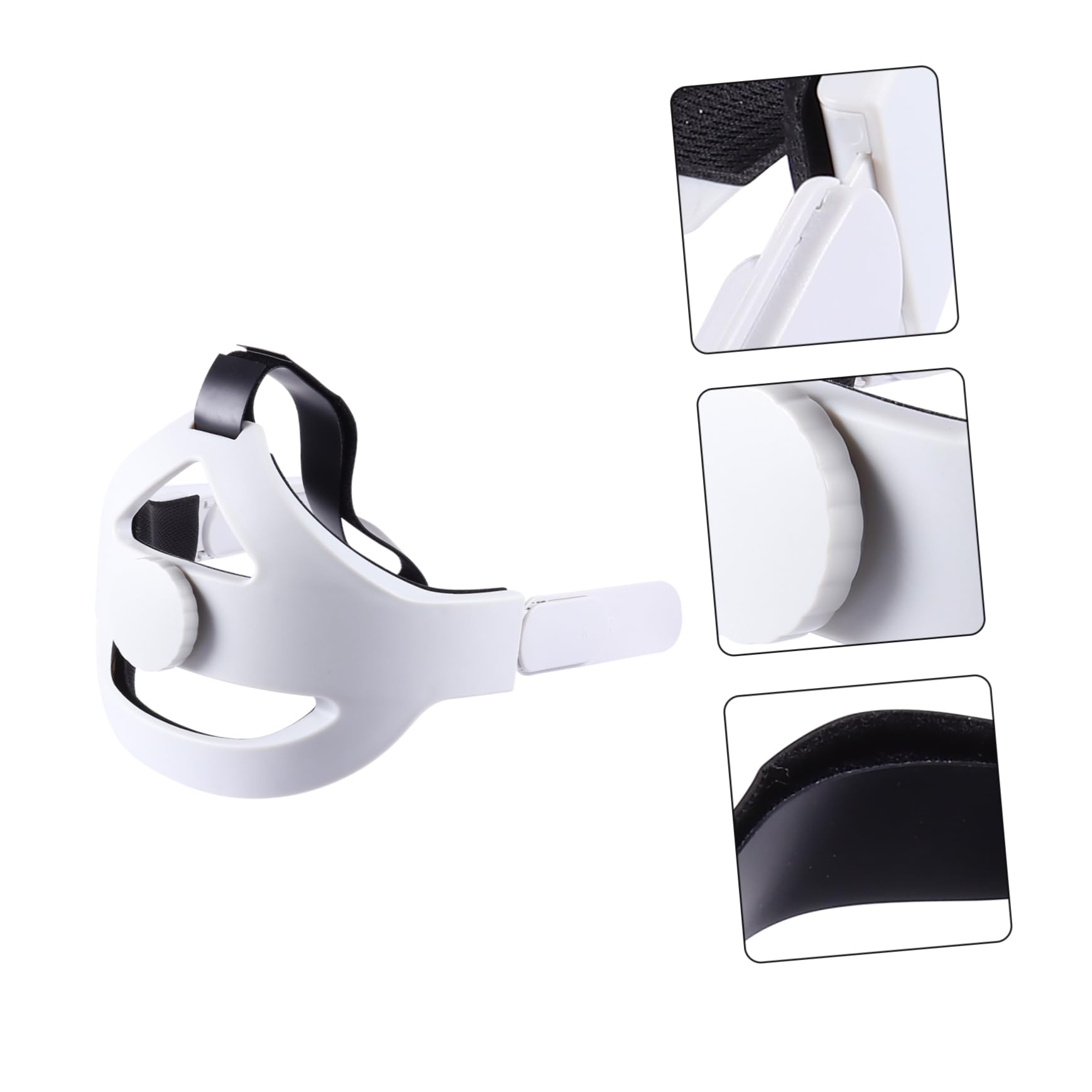 Homoyoyo Fascia per Visore Vr Compatibile con Caschi Regolabile per Diverse Circonferenze della Testa Comoda Cinghia Cuscino e Supporto Migliorato