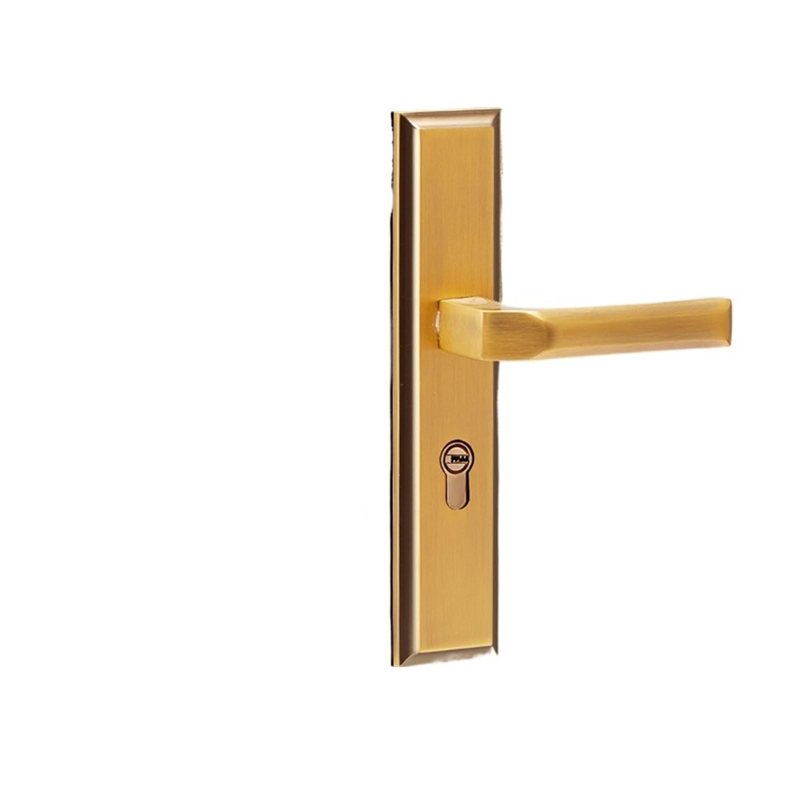 Serrure de porte silencieuse noire pour chambre sans bruit de poignée