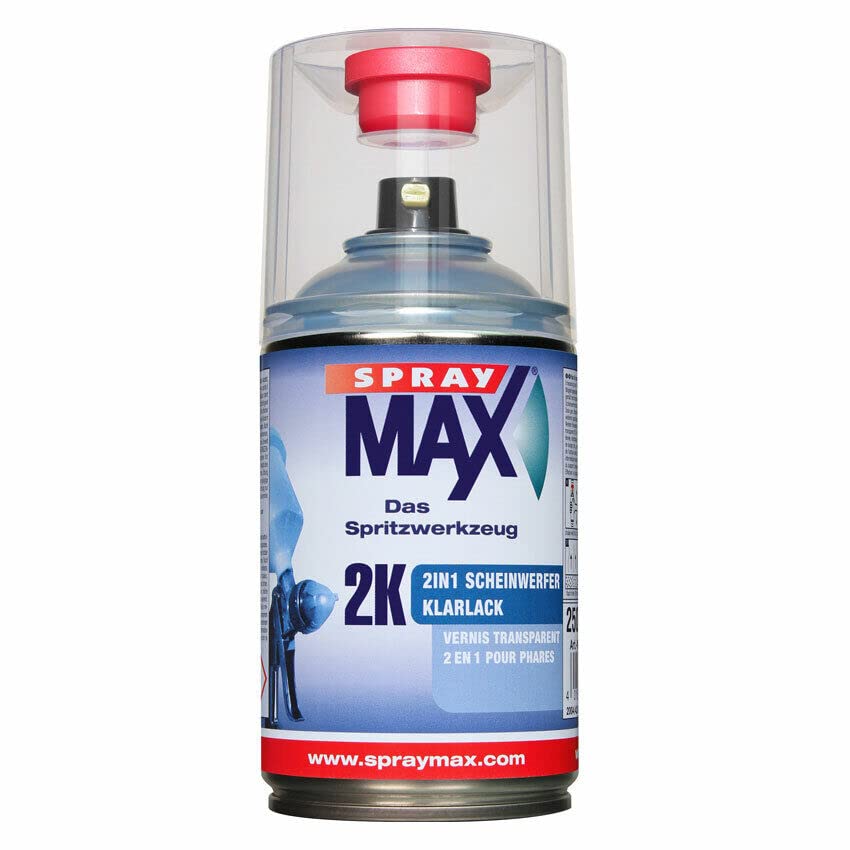 SprayMax Spray Max Scheinwerferlack 2K 2in1 684068 250ml (Ersetzt Kwasny 684099)