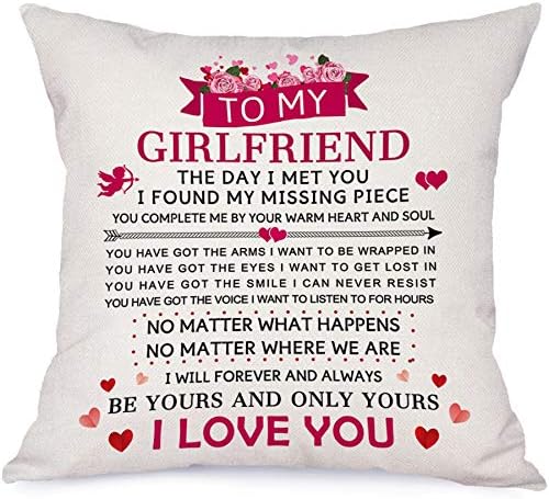 pillow quotes for girlfriend