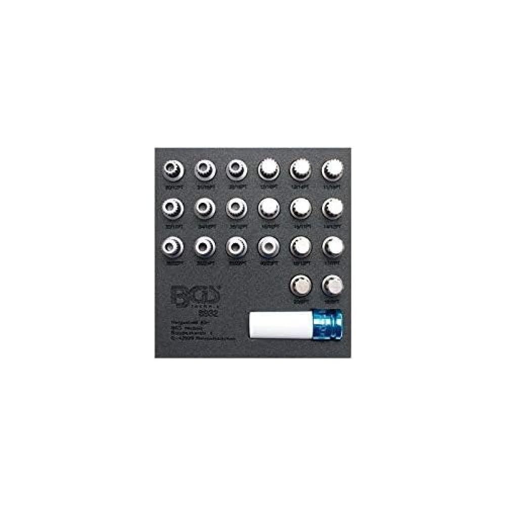 Outils pour écrous antivol pour BMW coffret BGS 8932 douilles de démontage clé de roue