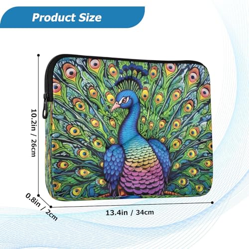 Funda Peacock para Laptop 13-14 pulgadas impermeable miniatura 3