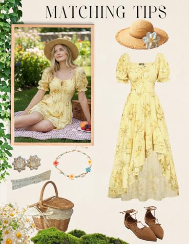 Image of Scarlet Darkness Corset Dresses for Women Summer 2026 Floral Wedding Guest Chiffon Sundress