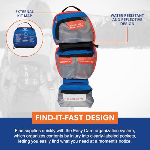 Adventure Medical Kits Mountain Series Medical Kit - Hiker - Emergency Medical First Aid Kit - For 2 People for 2 Days - Comes with a Trauma Pad, Medicine, Guide Book & More - Thumbnail 4