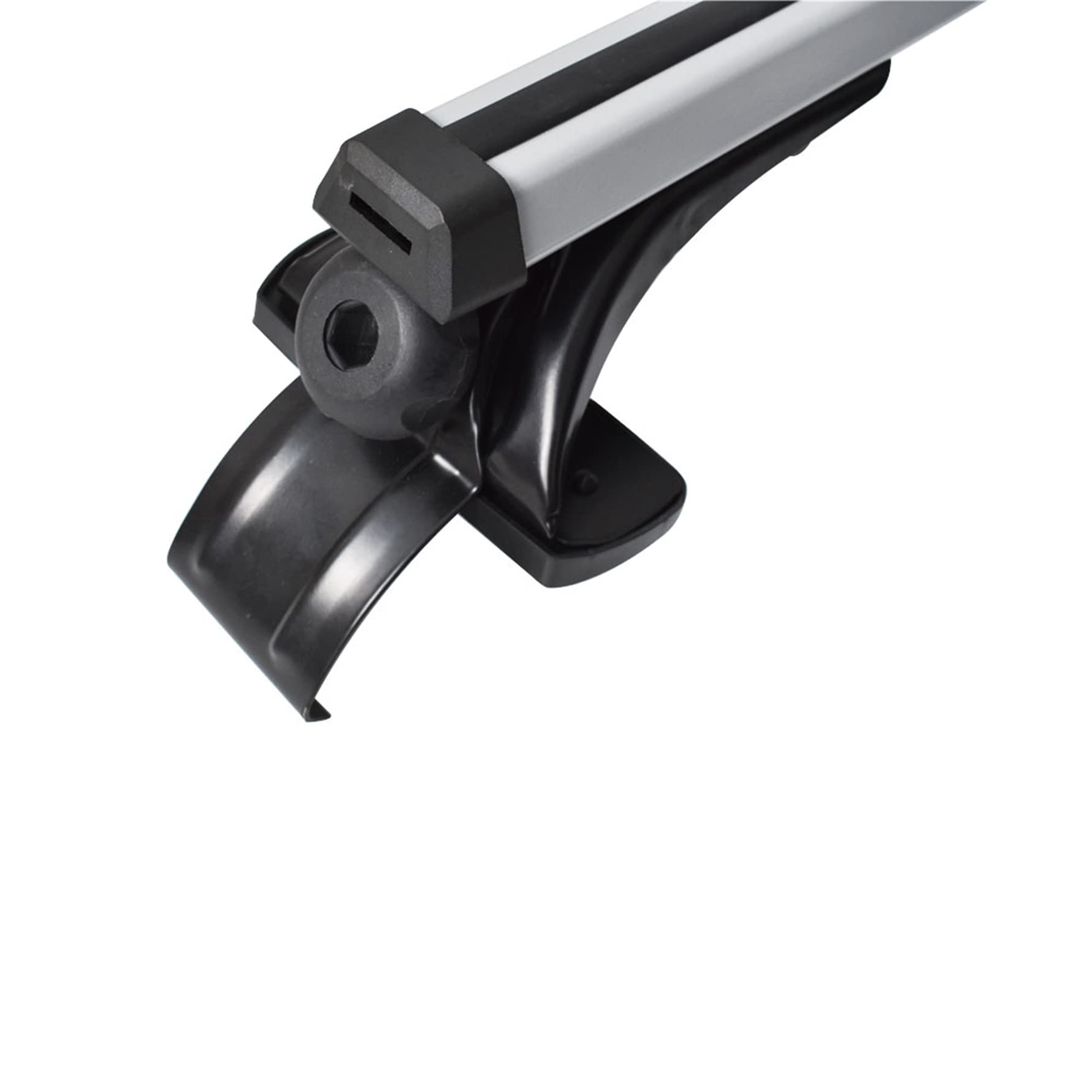 Universal 48 inch Aluminum Car Top Luggage Roof Rack Cross Bar Aluminum Carrier Adjustable Window Frame with 3 Kinds Clamp