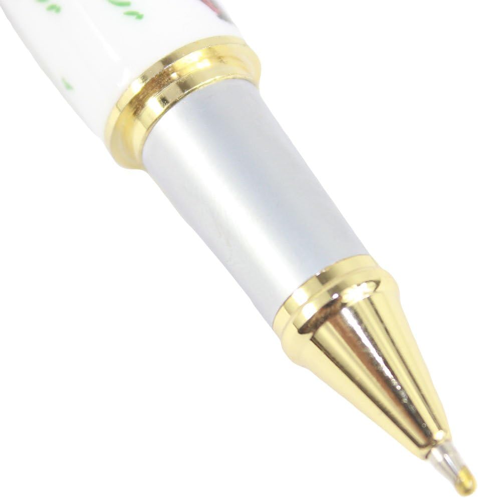 Gullor Chinese Traditional White Porcelain Eight Horse Picture Rollerball pen