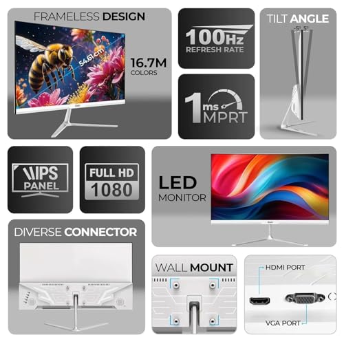 Image of Desktop Computer Set, i7 3770, 16GB RAM, 256GB SSD, 22-inch Full HD Monitor, Windows 10, with Google Chrome, Wi-Fi Dongle, Keyboard Mouse, Speaker