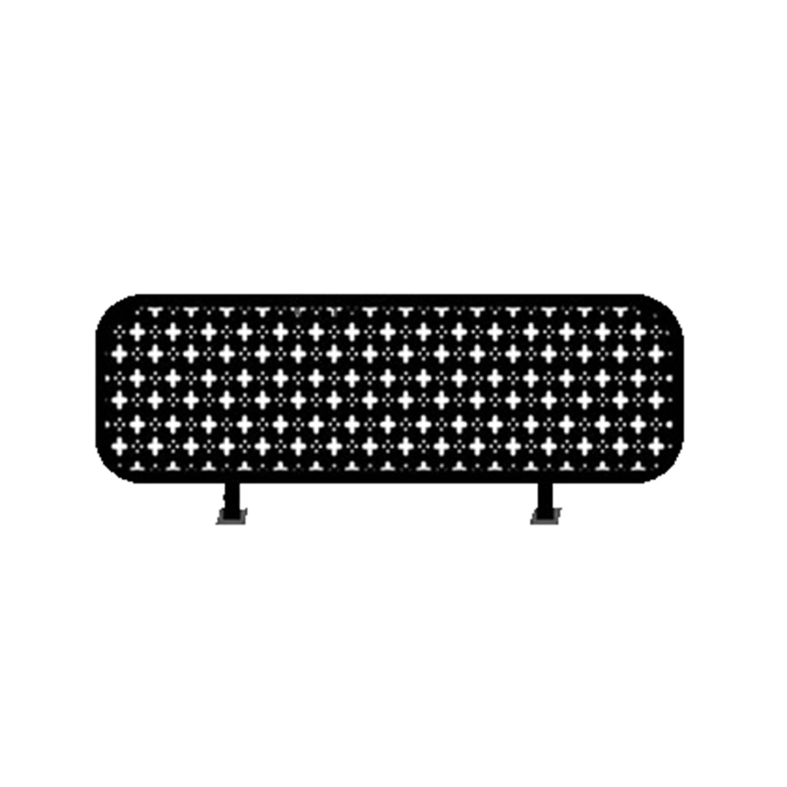 Cloison de bureau acier inoxydable 100x35cm | Solution contre le manque d'intimité au comptoir