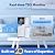 iSpring RCD100-THCW Hot & Cold Countertop Reverse Osmosis System, White, RO Water Filter Dispenser, 9 Temperature Options from 50–210°F & 6 Dispensing Volumes, TDS & Filter Life Monitor