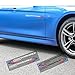 ZYHZJC 2X Car Styling New M Performance Sticker Autocollants De Corps De Porte Latérale pour BMW E46 E90 E60 E39 F30 F34 F10 E70 X5 F15 G20 F20 E87 Z4 X6