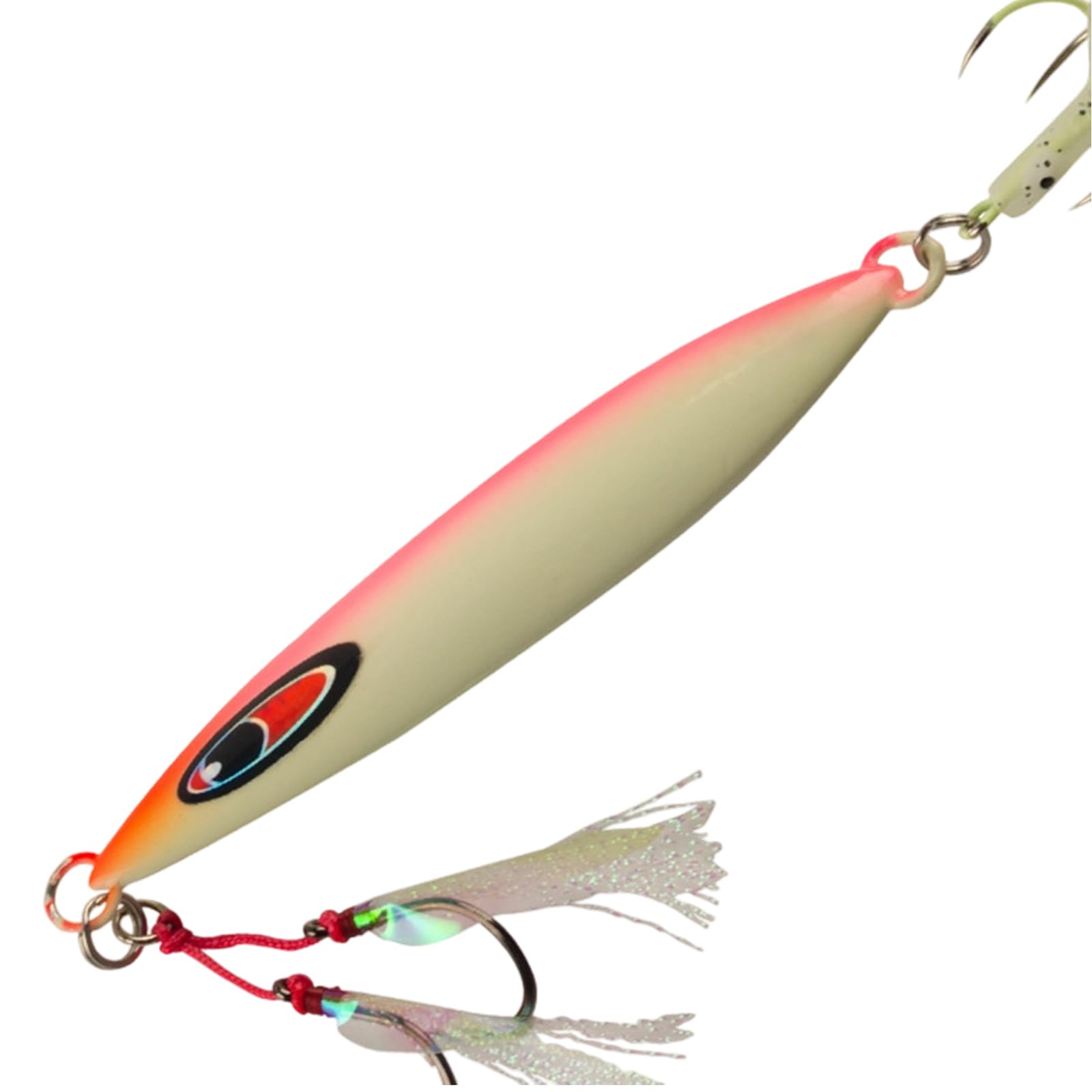Tsophreniq Luminously Fishing Baits Artificial Lures Long Casting Jigging Spoon Swimbait Jigging Hook Spinner Luminously Artificial