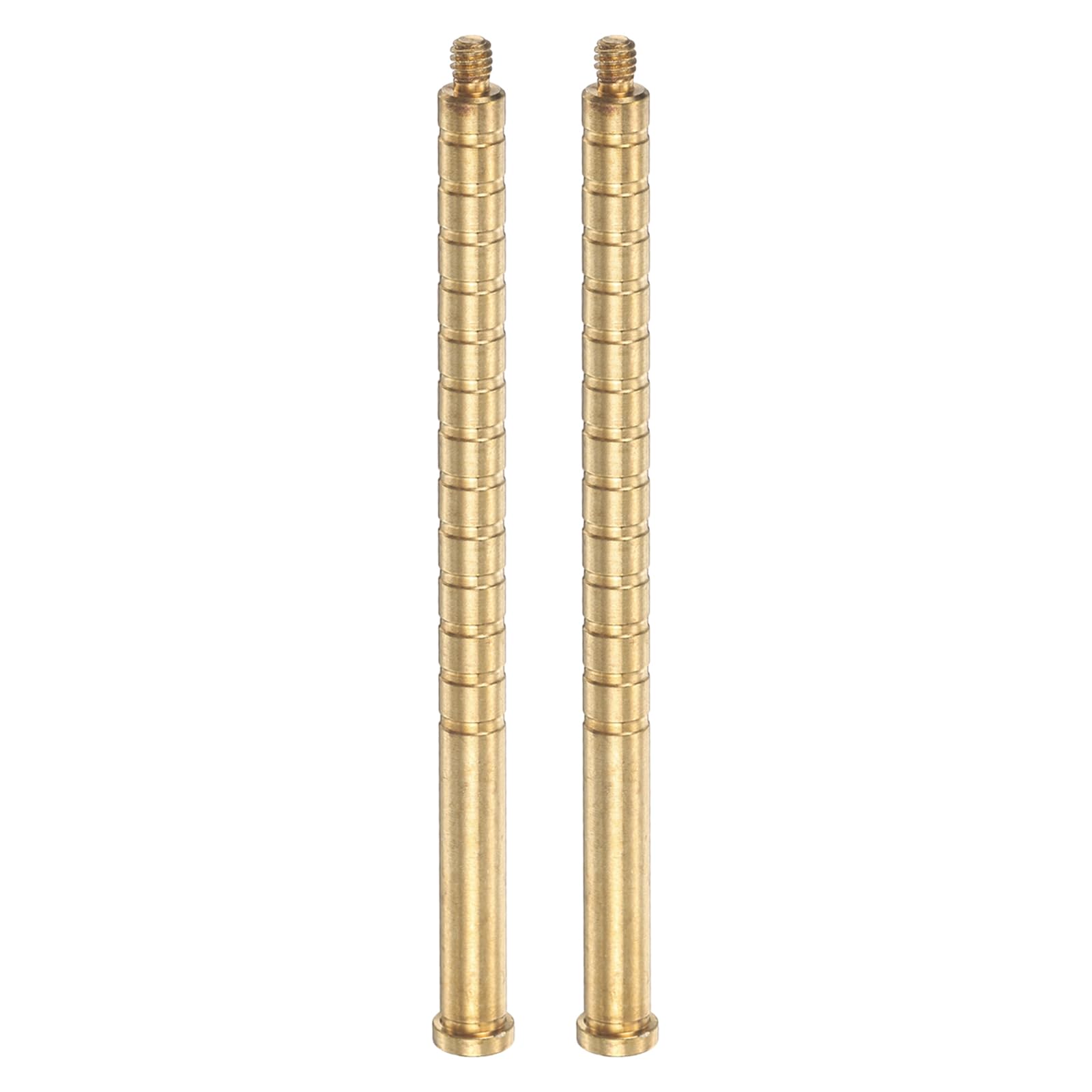 YELARXI 4 Pack Arrow Insert, 350 Grain Archery Brass Screw Insert Arrow Weight with Copper Base Archery Hunting Accessory for 6.2mm/0.244" Carbon Arrow Field Points Shaft