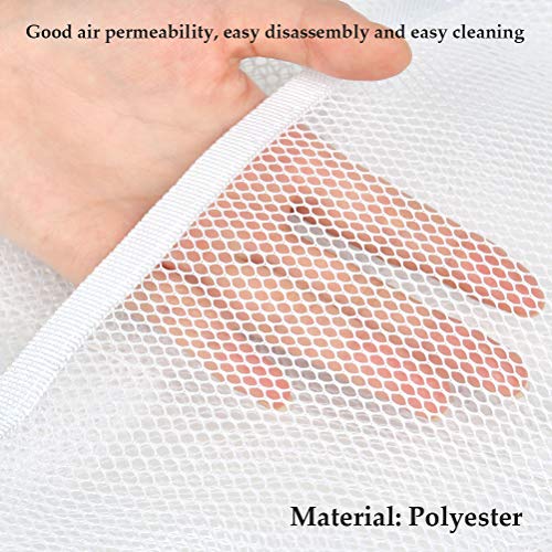 2Pcs-Bath-Toy-Organizer-Durable-Mesh-Toy-Net-Bath-Toy-Holder-with-6-No-Trace-Sticky-Hooks-Bathroom-Folding-Mesh-Storage-Basket-for-Toys-Shampoo-Soap