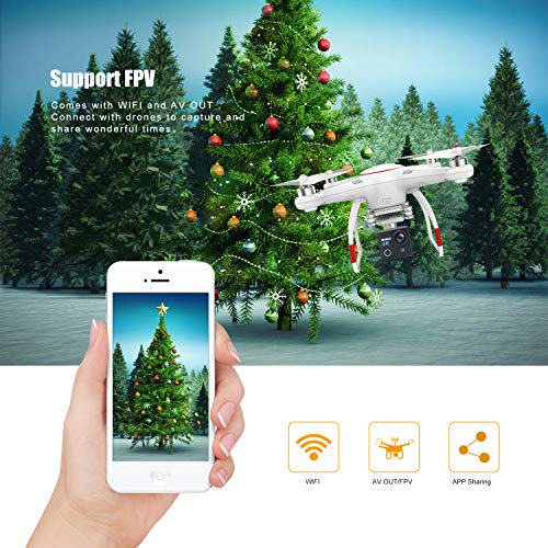 WiMiUS Action Cam 4K WIFI Fotocamera Subacquea