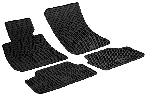 Gummi Fußmatten passend für 1er BMW 2004-9/2011 (E81/E87) AZUGA AZ10090307 Gummimatten Automatten
