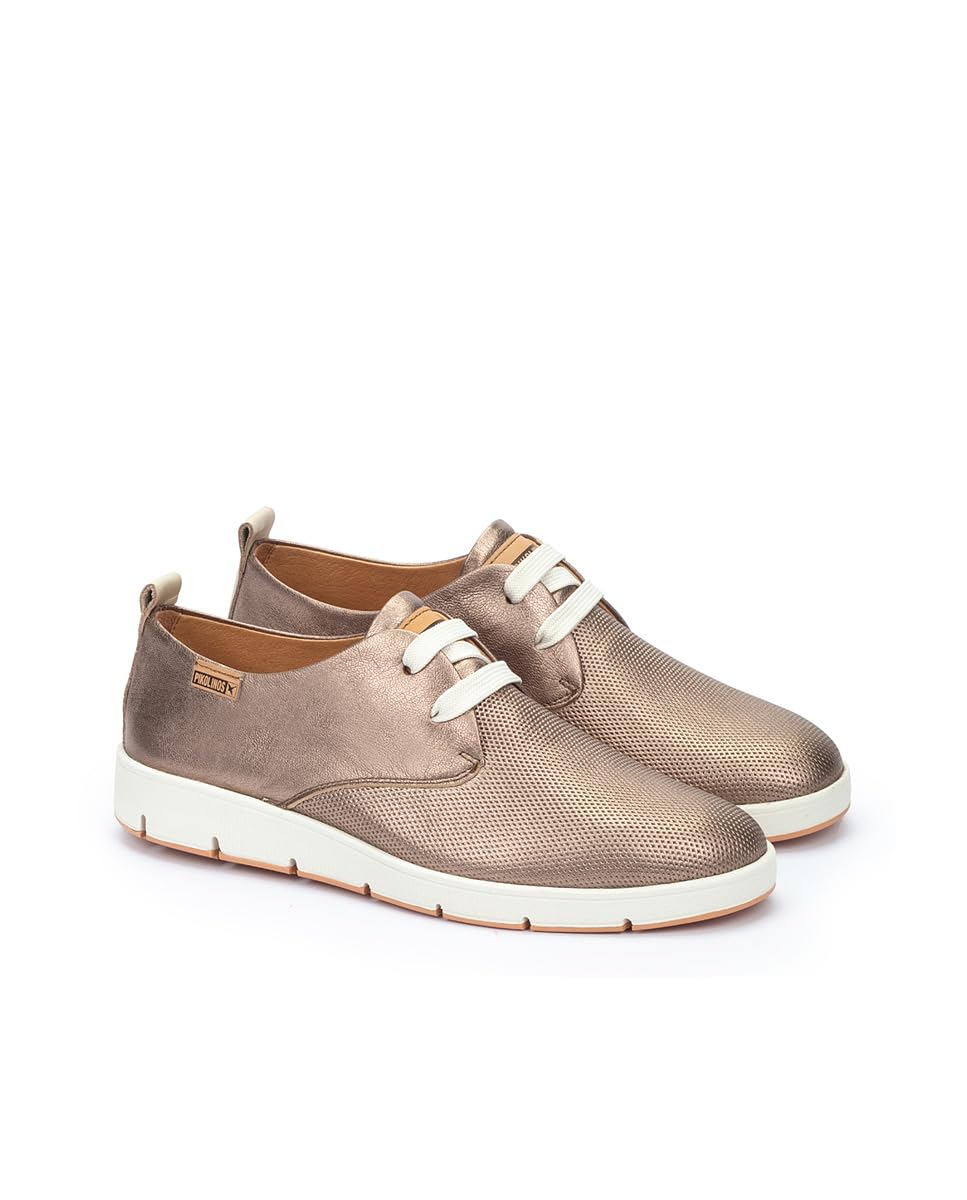 Pikolinos Madrid Zapatos Cordones Mujer | en Cuero | Suela Extraligera