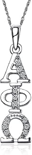 Alpha Phi Omega Necklace with a 18" Silver Chain (APO-P001)