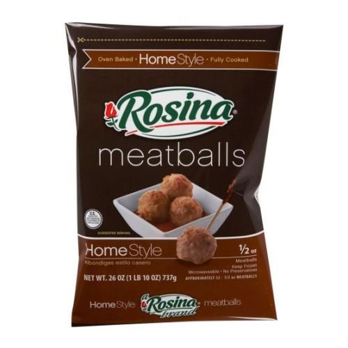 Rosina Home Style Meatball, 26 Ounce -- 8 per case.