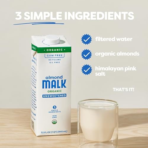 Malk Organic Unsweetened Almond Milk thumb #1