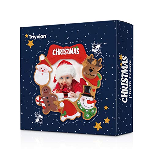 Toyvian Weihnachten Foto Rahmen Verzierung,Bild Rahmen Weihnachten Baum Party Familie Bild Andenken Weihnachten Dekor – Bild 8