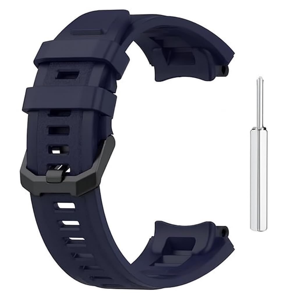 MINX Soft Silicone Watch Band Compatible with Amazfit Active Edge (A2212) | Adjustable Strap for Men & Women | Metal Installation Tool Included — Amazon image 3