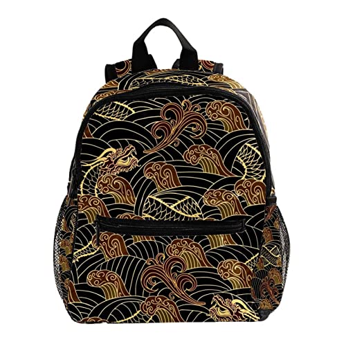 Sac à dos pour garçons tête de mort multicolore de 30,5 cm pour enfants