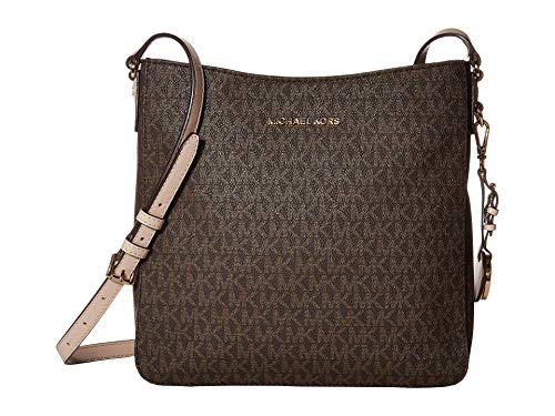 MICHAEL Michael Kors Jet Set Travel Large Messenger Brown/Soft Pink One Size