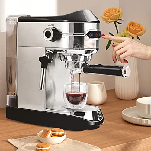 Generic Montalatte Semiautomatico Piccolo per L'home Office, Montalatte per caffè a Vapore, Schiumatore Caldo e Freddo… - immagine 6