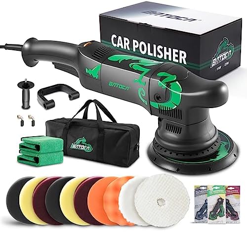 BATOCA Dual Action Polisher, Auto Buffers and Polishers, da Buffer for Car Detailing, 6 Inches and 700w Random Orbital,6 Variable Speed with Polishing Pads for Waxing,Buffing,Sanding
