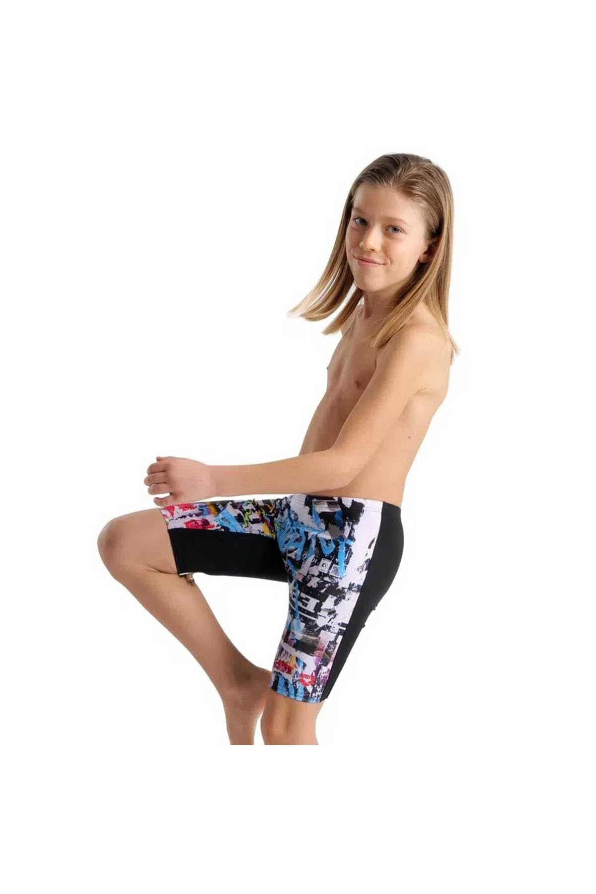 ARENA BAÑADOR Swim Jammer Placement Black/Multi, única para Hombre